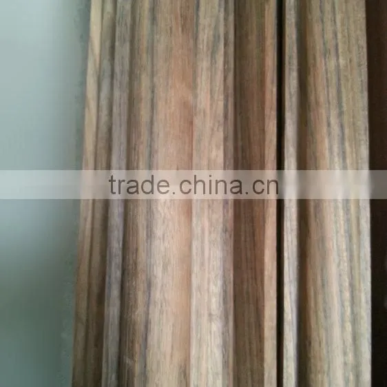 customized profile mouldings veneered by Afrormosia for Architrave