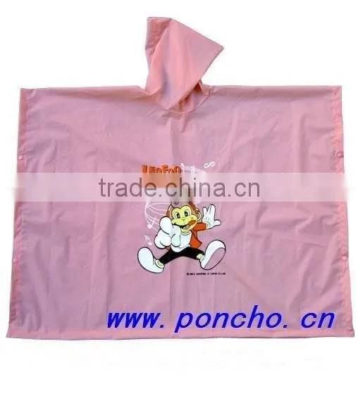 Square Pvc Poncho With Print for Girls photo-4