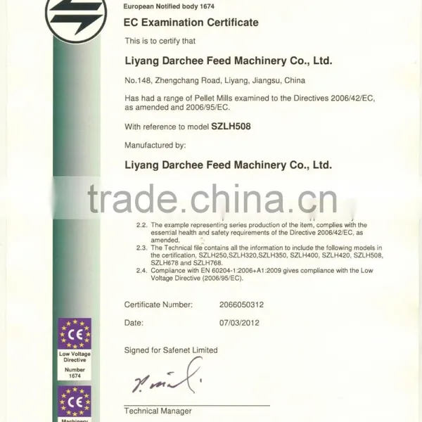 SZLH 250 Ring Die Livestock Feed Pellet Mill/feed Pelletizing Machine/ Duck Feed Processing Machines CE/ISO9001 Certificate photo-6