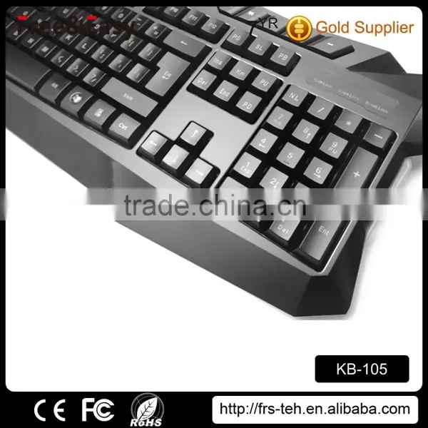 Multimedia Colorful Led Backlit Ergonomic Computer Keyboard photo-4