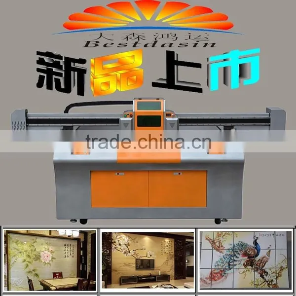 UV Flatbed 8 Colors CMYK WW Varnish Varnish 1.2Mx1.6m Ceramic Tile Printing Machine Price photo-3