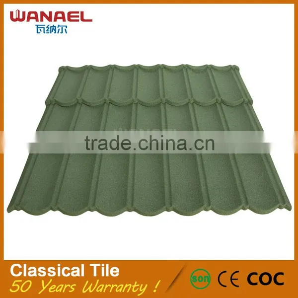 Cheap Metal Roofing Sheet Wanael Classical Glazed Clay Low Cost Roof Tiles photo-5