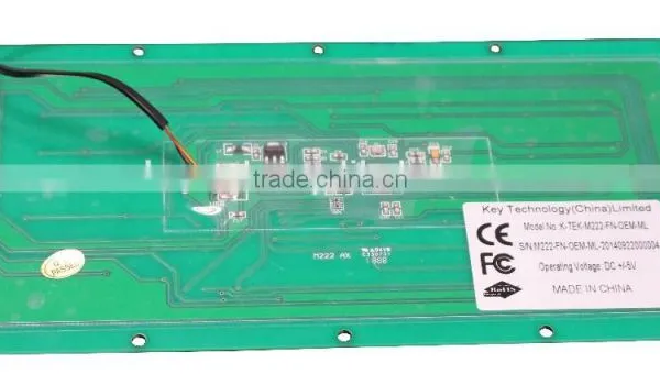 Custom IP65 Dynamic Sealed & Ruggedized Industrial Silicone Rubber Hygienic Keyboard photo-3