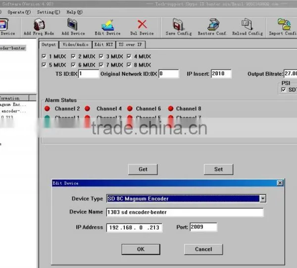 AAC Encoder SD 8in1 MPEG-2/H.264 ip Encoder(MAGNUM,8AV In,ASI+IP(1*MPTS/8*SPTS) Out) photo-2