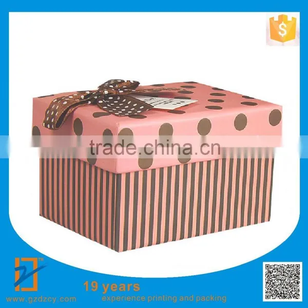 Custom Decorative Individual Wedding Cake Boxes With Handle photo-5