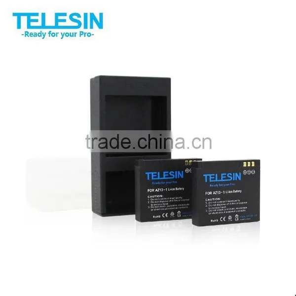 For Xiaomi Yi Dual Battery Charger + 2 Pieces Lithium Batteries Set