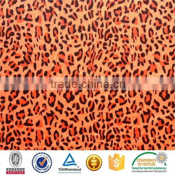 100%polyester Cheetah Skin Printed Velour Fabric for Home Textile photo-3