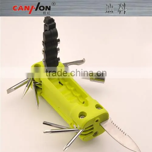 Multi Floding Knife With Led Light, Laser Light, Screwdriver and Opener photo-4