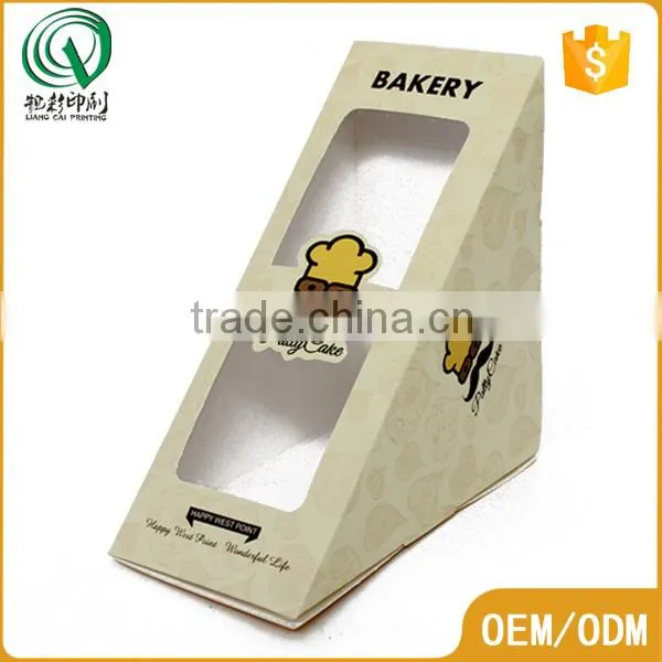 Triangle Shape Bespoke Small Food Carton Gift Box With Clear Window Quality Choice Supplier's Choice photo-2