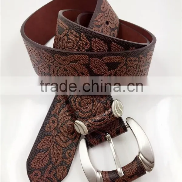 Women's Emboss pu Belt photo-2
