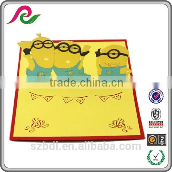 Laser Cutting Children Gift 3D Pop Greeting Card photo-4