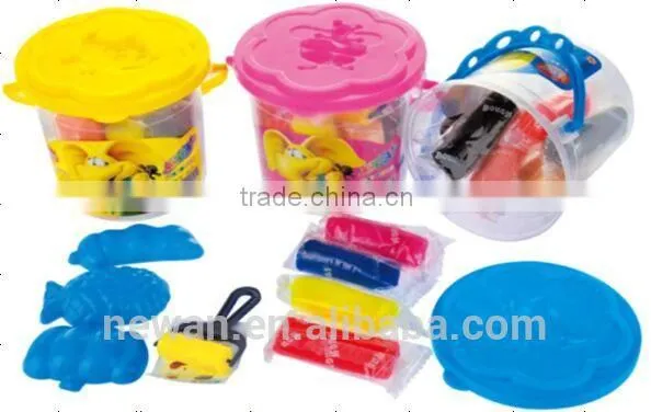 12 Colors Play Dough in Plastic Bottle