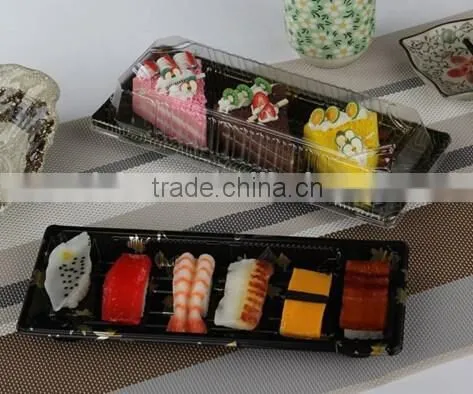 0.5mm Thickness Sushi Take Away Box With 0.4mm Lid