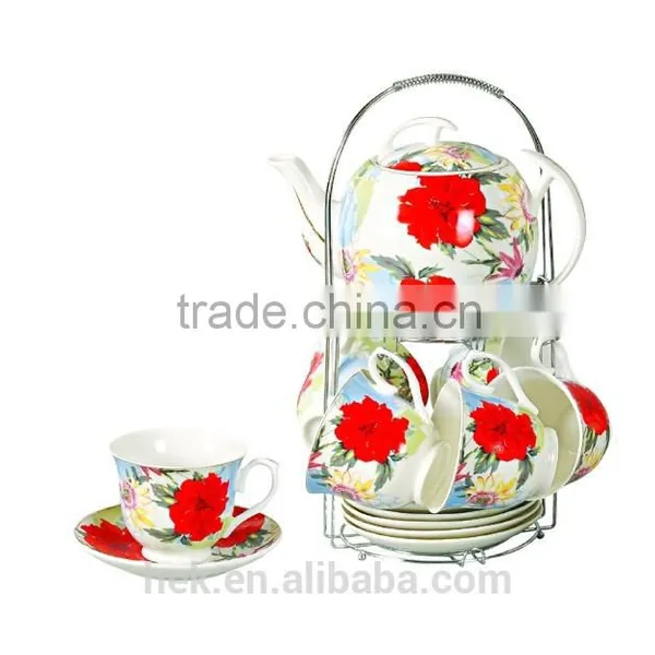 Flower Bone China Tea Set photo-6