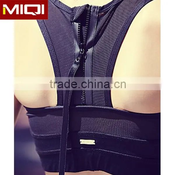 High Supporting Performance Quality Fabric With High Teah 4 Needles and 6 Threads Compression Yoga Sports Bra photo-4