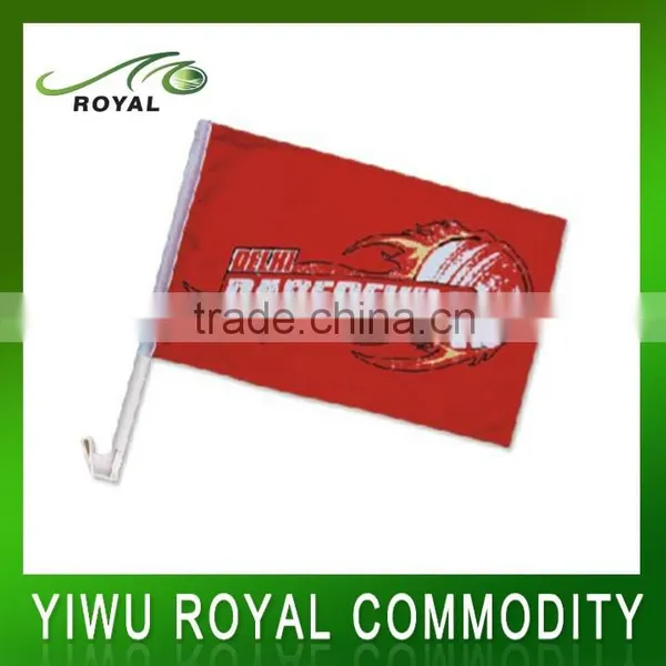 Adverting Design Polyester Window Hanging Custom Car Flag
