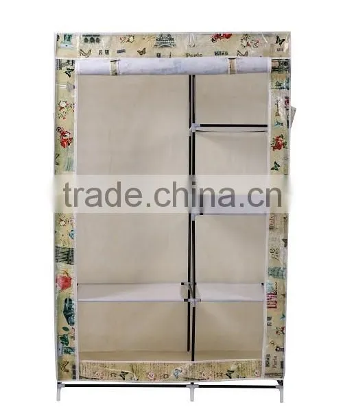 Modern Popular Fashion Folding Textile Wardrobe photo-4