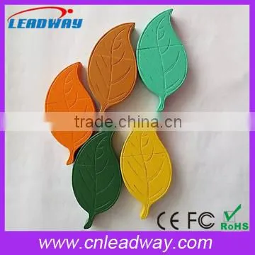 New Products 2016 Wooden Leaf Shaped Usb Flash Drive 128MB-128GB