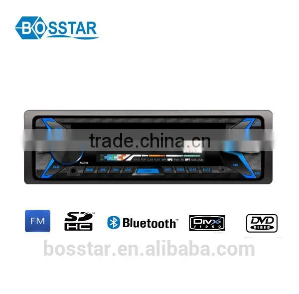 Single Din Universal Detachable Panel Car Audio Dvd Player With Bluetooth Gps fm Radio for Fiat and for All Cars