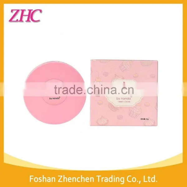 BY BANDA 3color/pcs Natural Face Blush Powder Blusher Longlasting Makeup Blusher photo-2