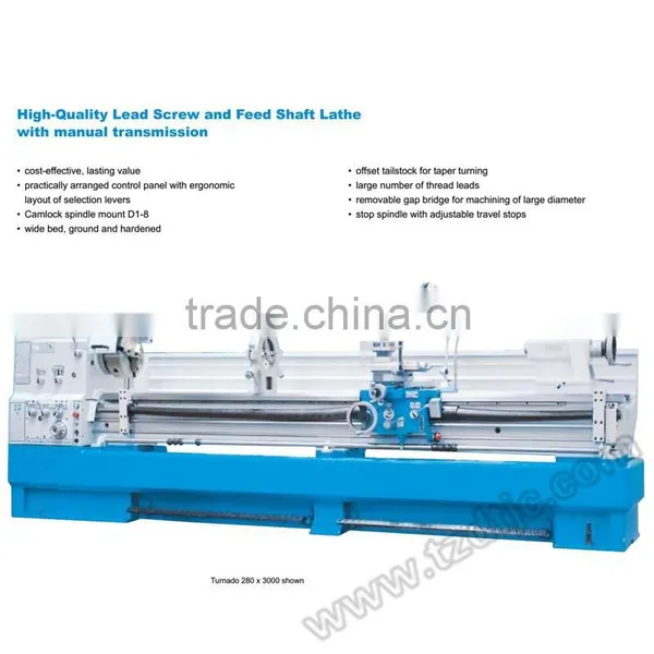 Turnado 280/1500 Lead Screw and Feed Shaft Lathe photo-2