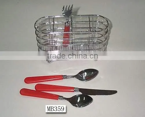 KITCHENWARE PLASTIC WHITE CUTLERY WITH KNIFE FORK SPPON photo-6