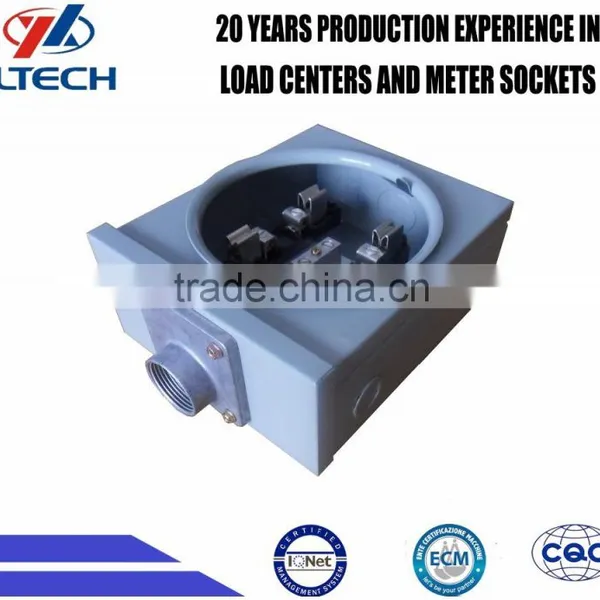 GTFB 100A 4JAW TERMINAL Square METER BASE SOCKETS With Hub photo-3