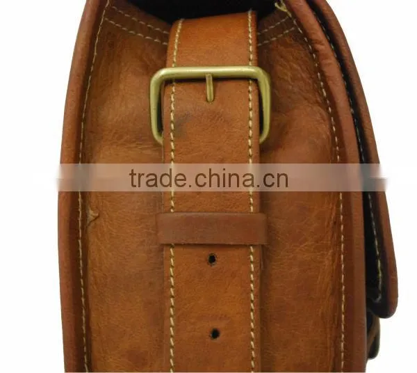 Genuine Leather Satchel Bags in Its Vintage Style for Office and Carrying Laptop 16 Inch photo-3