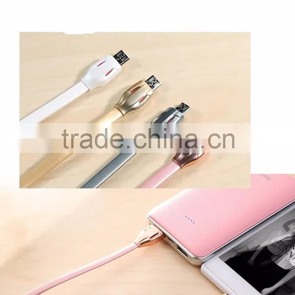 2.1A Noodles USB Data Cable for Android Phones Remax LED Light Data Cable photo-5