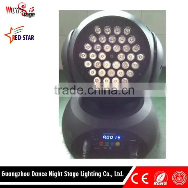 Brand Dmx512 Control LED Stage Light 36pcs 3w Wash Moving Head Light photo-5