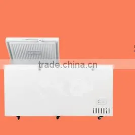 Double Open Door Double Temp Control BCD Series Large Chest Freezer Chest Refrigerator photo-3