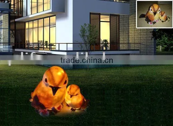 Beautiful Design Resin Led Garden Lamp Craft Used for Decoration