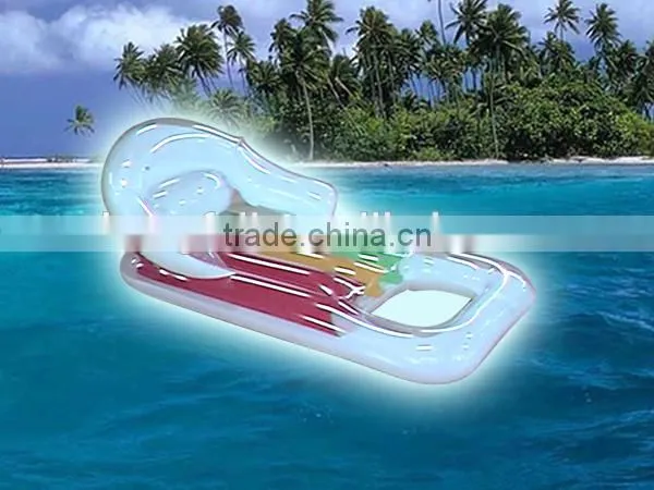 PVC Inflatable Pool Float Island With Palm Tree, Inflatable Pool Island Floating photo-3
