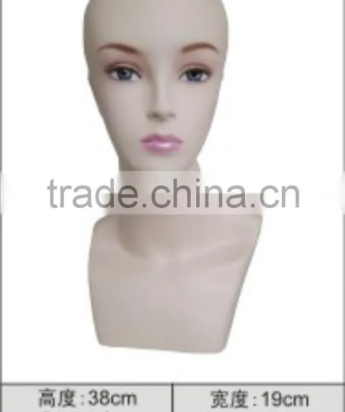 Fashion Fiberglass Realstic Hat Display Mannequin Heads photo-4