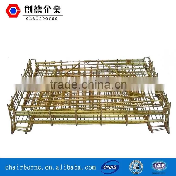 Folding Carbon Steel Metal Cage Storage Pallet Container for Sale photo-4