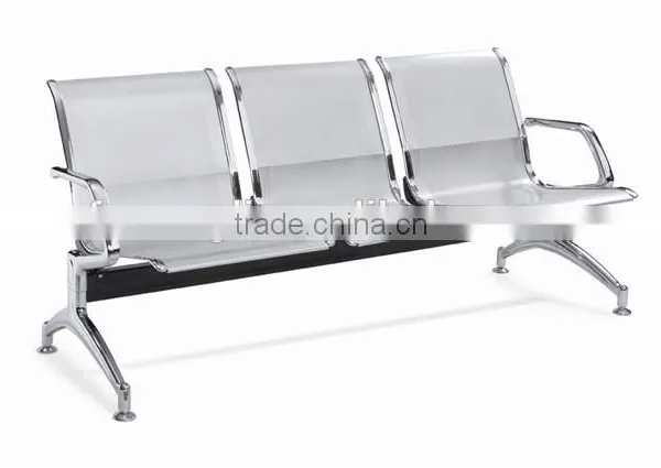 Metal Steel Salon Waiting Bench photo-5