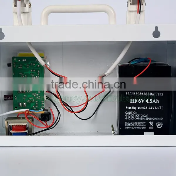 High Quality Rechargable Lead-Acid Battery Anti-fire Board Twinspot Emergency Light photo-3
