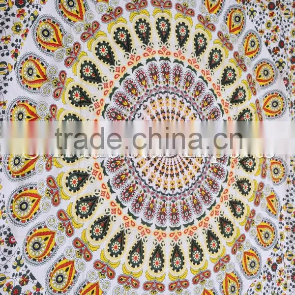 Ethnic Wall Hangings Indian Mandala Hippie Bohemian Wall Decoraiton Cotton Tapestry photo-4