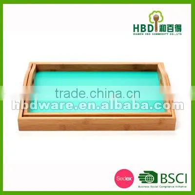 High Quality Bamboo Serving Tray, Breakfast Tray photo-2