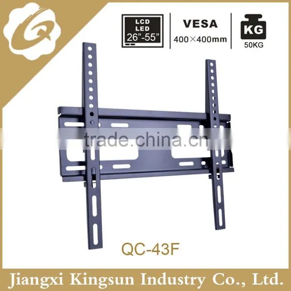 Factory Sell VESA400x300 Fixed Flat Wall Bracket Ultra Slim Lcd tv Mount From 37"-42"tv Size photo-2