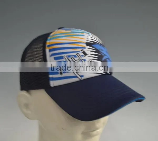 Young Style Car Print Trucker Baseball Mesh Cap Children Hat / Kids Sport Caps photo-3
