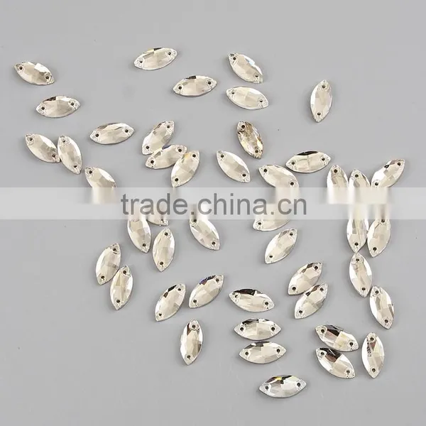 Marquise Shaped Sew on Rhinestones Sewing Accessory
