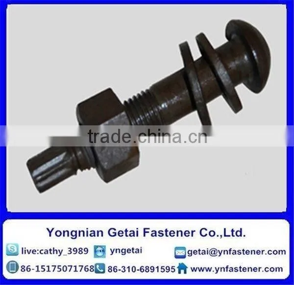 Sets of Torshear Type High Strength Bolt Hexagon Nuts and Plain Washer for Steel Structures photo-3