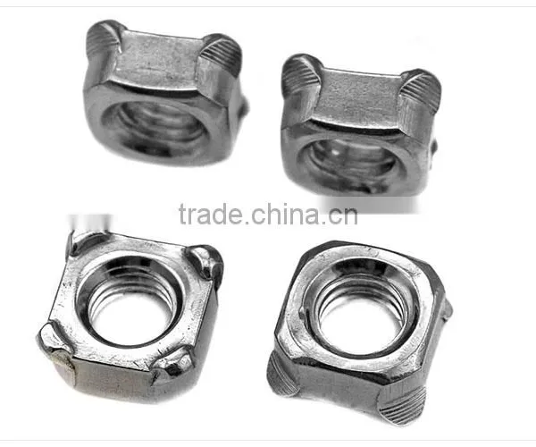 Stainless Steel DIN929 DIN928 Hex Weld Nuts/ Square Weld Nut photo-2