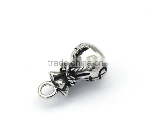 2017 Unique Design Silver Casting Stainless Steel Purse Pendant Dollar Charm Jewelry Unisex photo-4