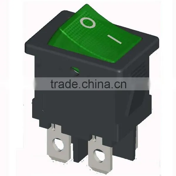 4 Pin Rocker Switch Blue Light photo-2