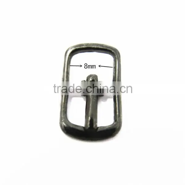 8mm Small Black Metal Buckle For Shoes photo-2