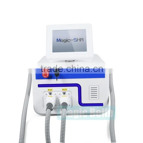 Best Product !!! Permanent Double Handles Hair Removal Machine SHR OPT E-Light Hair Removal Machine photo-2