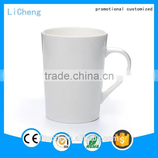 Novetly Design White Porcelain Cup and Mug Coffee Mug Cup Drinking Cup With Handle photo-2