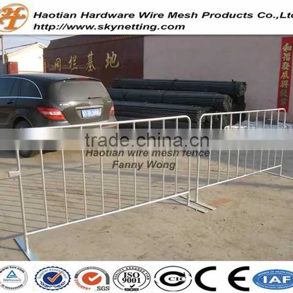 Hot Dipped Galvanized After Welding Temporary Fence Welded Pipe Crowd Control Barrier Queue Control Fence Panel photo-3